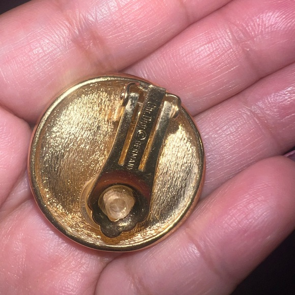 Christian Dior Earrings Interwoven Pattern - Picture 5 of 7